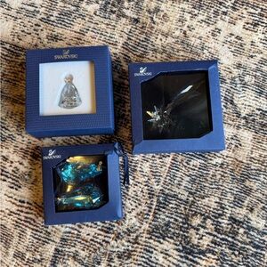 Swarovski Crystal Christmas ornaments